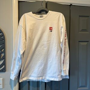 The North Face Off-White Long Sleeve Tee